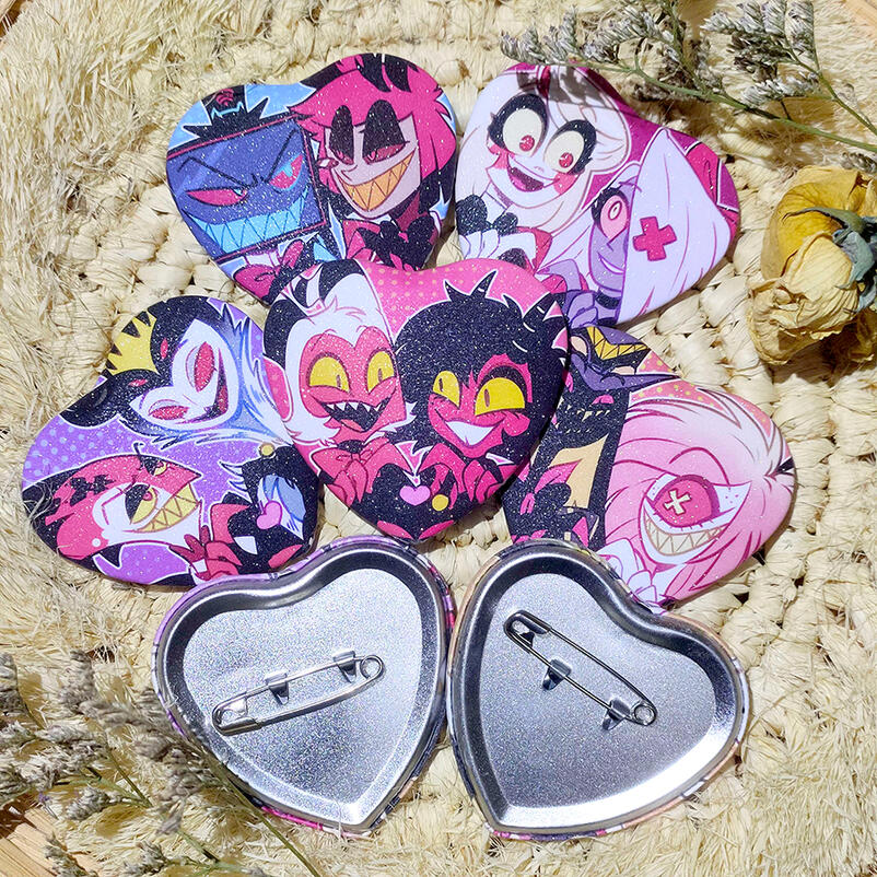 Heart Tin Badge by @mrsabamiso