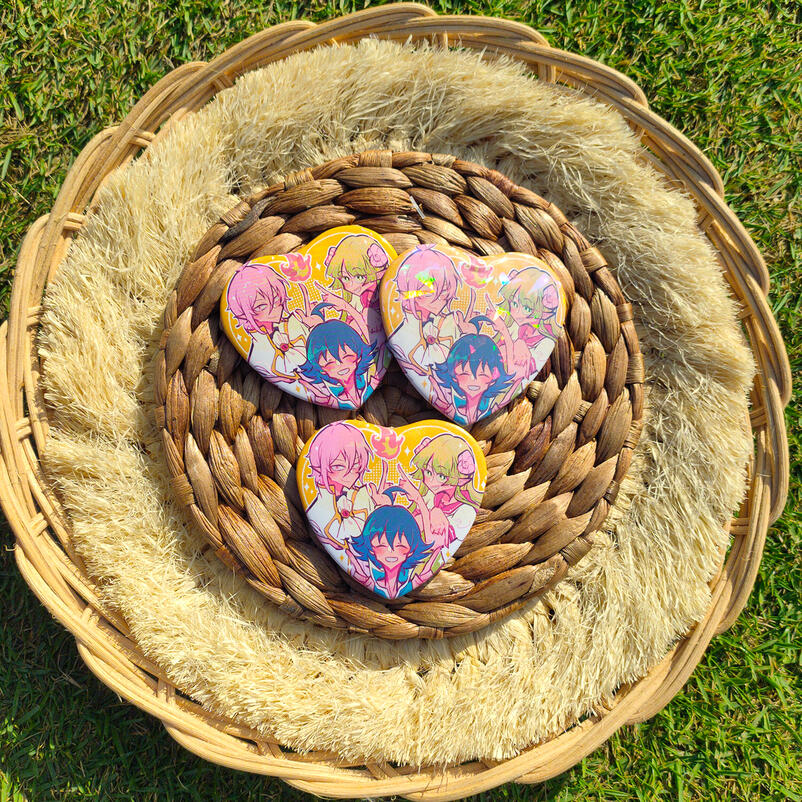 Heart Tin Badge By Krow Nazc